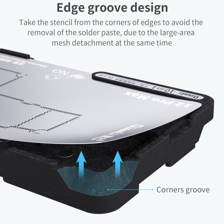Qianli 10 in 1 Middle Frame Reballing Platform For iPhone X / XS / XS Max / 11 / 11 Pro / 11 Pro Max / 12 / 12 Pro / 12 mini / 12 Pro Max