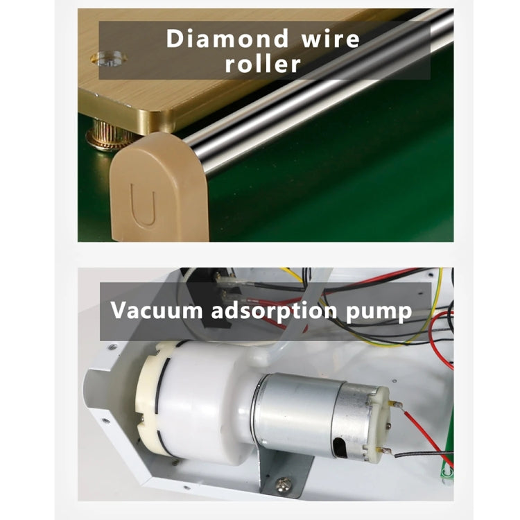 BST-B-856A AC 220V Electrical Vacuum Pump LCD Screen Separator, EU Plug