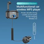T2 FM Transmitter Hands-free Headphone Kit Headphone MP3 Player Private Call USB PD Quick Charge Audio Receiver