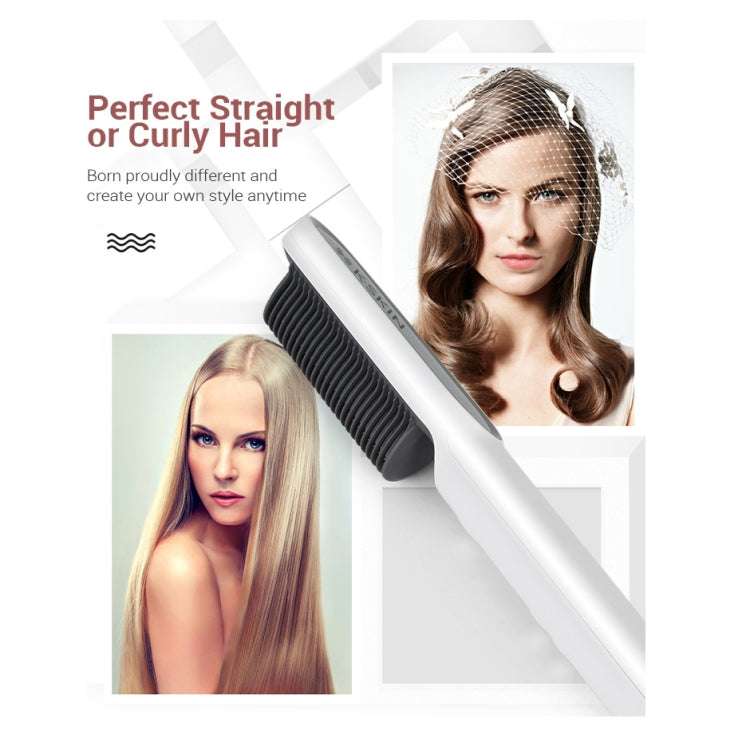 K-SKIN KD380 Hair Straightener Electric Straight Hair Curler Comb Brush PTC Heating Ceramic Straight Hair Brush