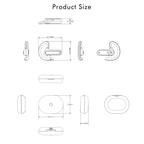 FW5 Non-in-Ear BT5.2 Wireless Sport Bone Conduction TWS Earphones Support Voice Assistant