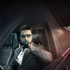 V15 Car Bluetooth With PD Fast Charger Adapter Microphone Wireless Noise Reduction Bluetooth Headset