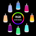 ST117 RGB Remote Control Touch Dimmable Lamp Portable Bedside Night Light