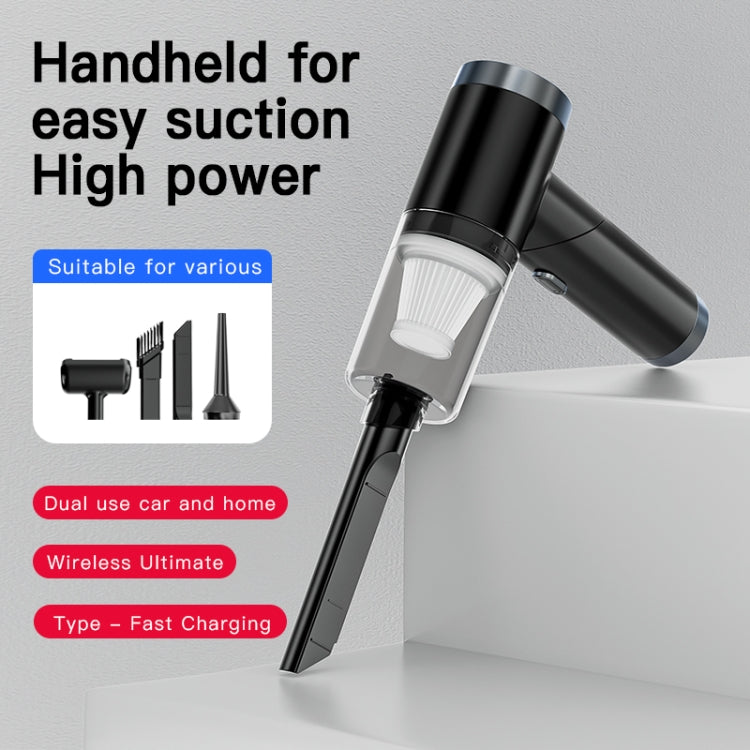 Q108 Cleaner Powerful Portable Wireless Car & Home Dual-use Hand Mini Vacuum Cleaner