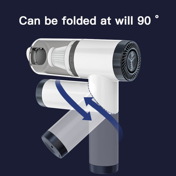 Q108 Cleaner Powerful Portable Wireless Car & Home Dual-use Hand Mini Vacuum Cleaner