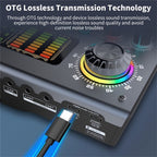 C100 Live Streaming Recording Karaoke Sound Card Mobile Audio Mixer