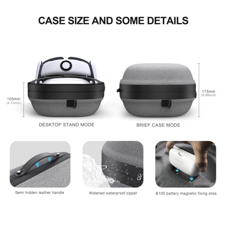 BOBOVR C3 For Meta Quest 3 Carrying Bag Hardshell Storage Case VR Accessories
