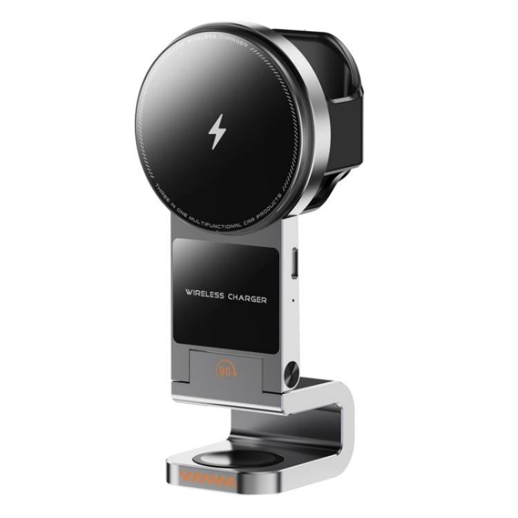 SD16 For Phone Watch Earphone Car Air Vent Phone Holder Magnetic 3 in 1 Wireless Charger