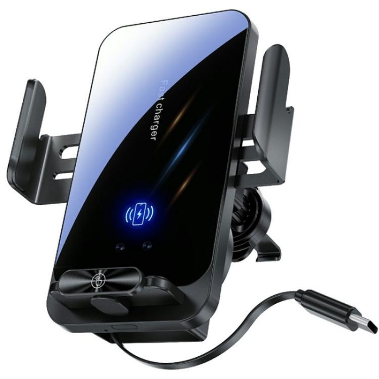 SD06 Car Air Vent Mount Anti Shake Automatic Clamping Wireless Charging Phone Stand