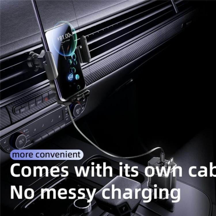 SD06 Car Air Vent Mount Anti Shake Automatic Clamping Wireless Charging Phone Stand