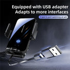 SD06 Car Air Vent Mount Anti Shake Automatic Clamping Wireless Charging Phone Stand