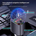 Y10 With Retractable Type C + iP Cable Car Charger FM Transmitter Bluetooth MP3 Player