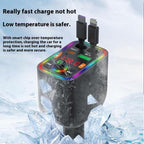 Y6 Retractable Cable EQ Adjustment Bluetooth FM Transmitter Car Charger MP3 Player