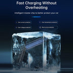 BC99 With Retractable Cable FM Transmitter PD 65W Fast Charging Laptop Phone Car Charger