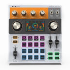 C200 For Live Streaming / Singing Sound Card Audio Mixer Bluetooth Adjustable Mixing Console