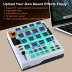 C200 For Live Streaming / Singing Sound Card Audio Mixer Bluetooth Adjustable Mixing Console