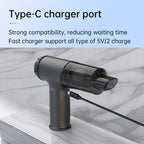 V16S With 200ml Dust Box Rechargeable Dust Blower Portable Handheld Car Vacuum Cleaner