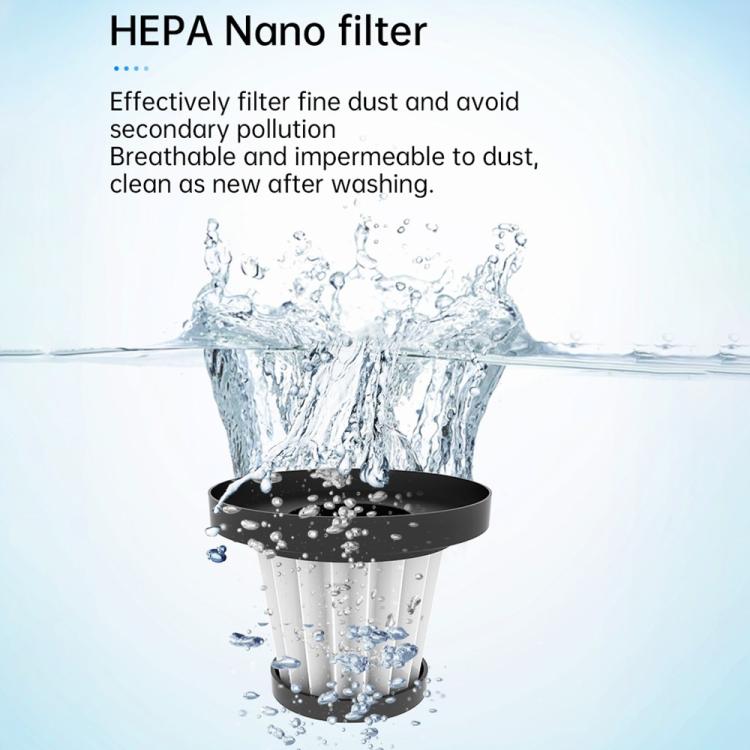 V16D 7 Nozzles 2 in 1 Car Vacuum Cleaner Powerful Suction Rechargeable Handheld Dust Blower