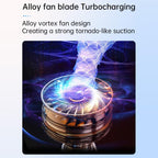 V16D 7 Nozzles 2 in 1 Car Vacuum Cleaner Powerful Suction Rechargeable Handheld Dust Blower