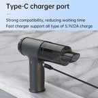 V16D 7 Nozzles 2 in 1 Car Vacuum Cleaner Powerful Suction Rechargeable Handheld Dust Blower