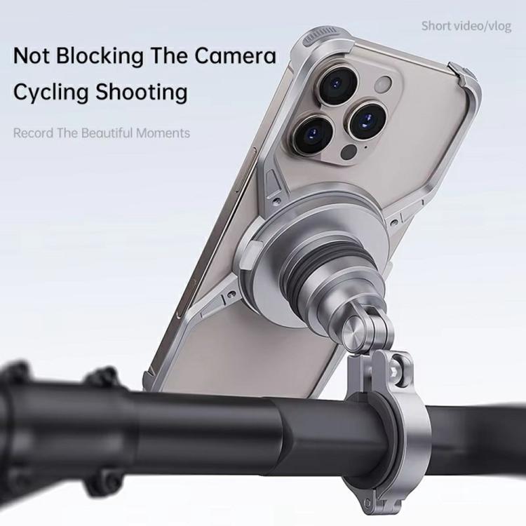 For iPhone 16 Series Z10 Anti Shake Cycling Bracket Motorcycle Mount Magnetic Phone Holder