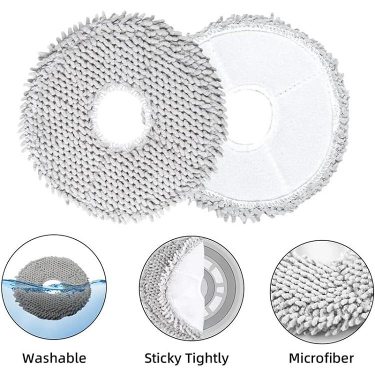 JUNSUNMAY 16pcs/Set Sweeper Replacement Parts Kit for Ecovacs Deebot T50 Pro / T50 Max / T50 Omni