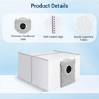 JUNSUNMAY 16pcs/Set Sweeper Replacement Parts Kit for Ecovacs Deebot T50 Pro / T50 Max / T50 Omni