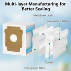 JUNSUNMAY 15pcs/Set Sweeper Replacement Parts Kit for iRobot Roomba Plus 405 / 505 Combo