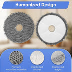 JUNSUNMAY 15pcs/Set Sweeper Replacement Parts Kit for iRobot Roomba Plus 405 / 505 Combo