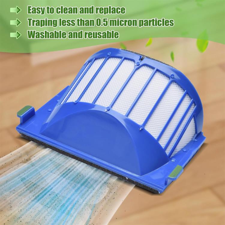 JUNSUNMAY 14pcs/Set Sweeper Replacement Parts Kit for iRobot Roomba 600 Series