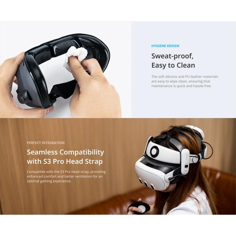 BOBOVR F3 For Meta Quest 3 Replacement Face Mask Cooling Padding VR Headset Face Cushion