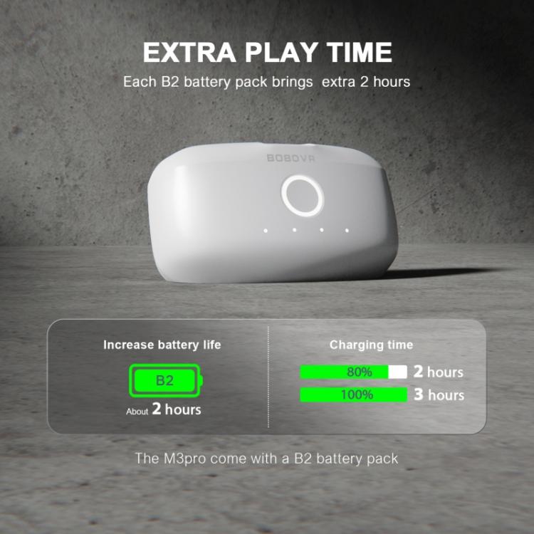 BOBOVR M3 Pro For Meta Quest 3S / 3 VR Head Strap with 5200mAh Battery Pack