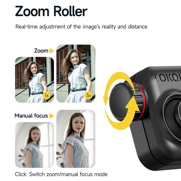 M06 Portable Folding Handheld Gimbal Stabilizer AI Face Tracking Selfie Stick with Magnetic Fill Light