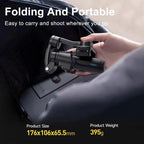 M06 Portable Folding Handheld Gimbal Stabilizer AI Face Tracking Selfie Stick with Magnetic Fill Light
