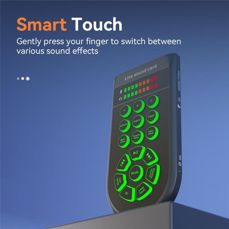 Z8 Live Streaming Gaming Handheld Voice Changer for Phone Computer Karaoke Recording