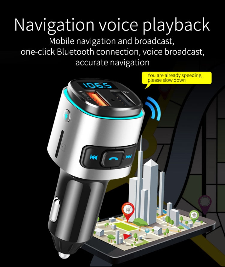 BC41 Multi-Functional MP3 Player, Bluetooth Receiver, USB Charger, Automobile Cigarette Lighter