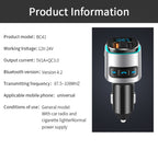 BC41 Multi-Functional MP3 Player, Bluetooth Receiver, USB Charger, Automobile Cigarette Lighter