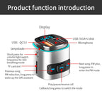 BC41 Multi-Functional MP3 Player, Bluetooth Receiver, USB Charger, Automobile Cigarette Lighter