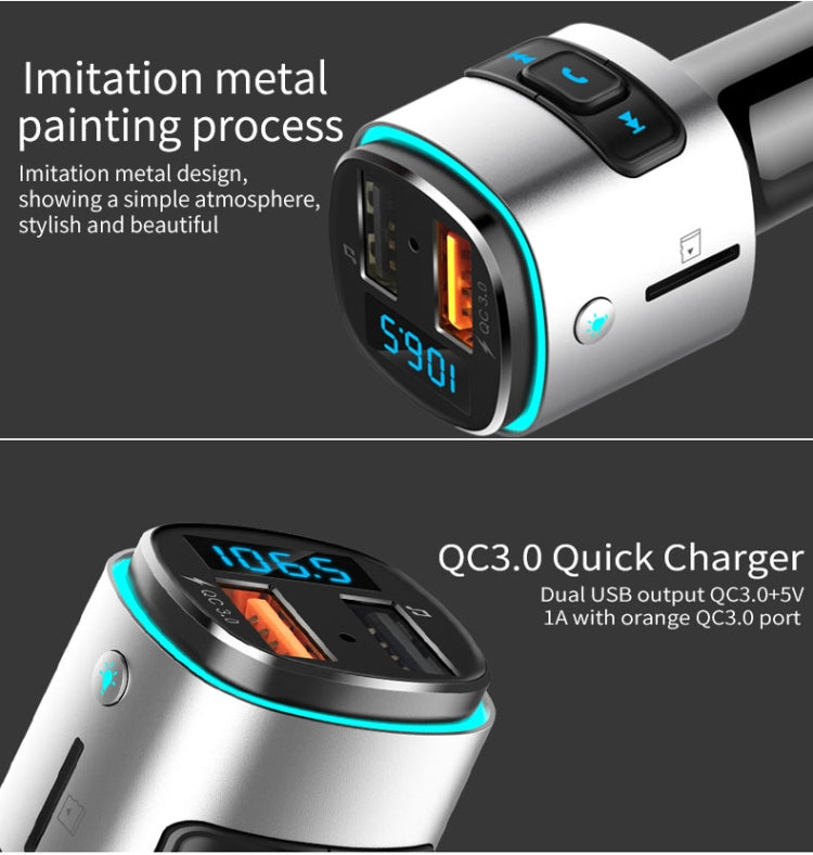 BC41 Multi-Functional MP3 Player, Bluetooth Receiver, USB Charger, Automobile Cigarette Lighter