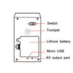 Retro Mini Arcade Handheld Game Console 16-bit Game Console Built-in 156 Classic Games