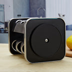 12 in 1 Stainless Steel Canister Set with Turnable Holder