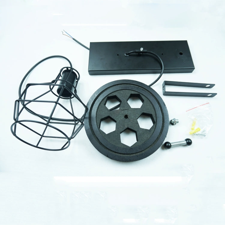 40W Grenade Retro Wrought Iron Pulley Lifting Wall Lamp Corridor Aisle Porch Wall Lamp