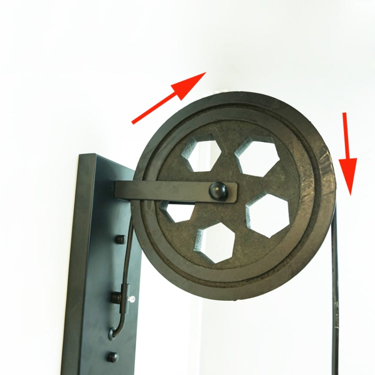 40W Grenade Retro Wrought Iron Pulley Lifting Wall Lamp Corridor Aisle Porch Wall Lamp