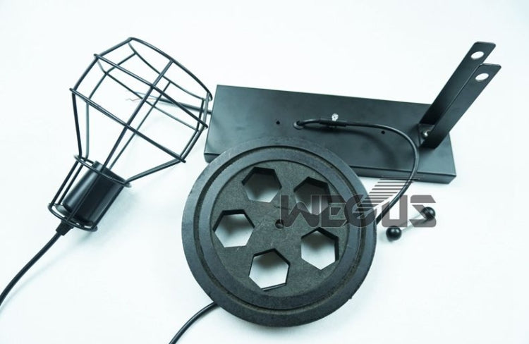 40W Grenade Retro Wrought Iron Pulley Lifting Wall Lamp Corridor Aisle Porch Wall Lamp