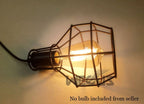 40W Grenade Retro Wrought Iron Pulley Lifting Wall Lamp Corridor Aisle Porch Wall Lamp