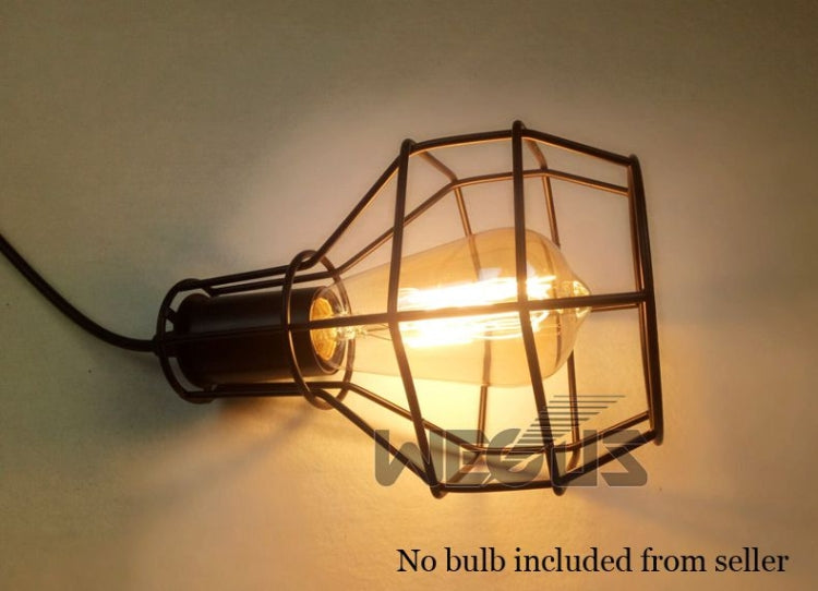 40W Grenade Retro Wrought Iron Pulley Lifting Wall Lamp Corridor Aisle Porch Wall Lamp