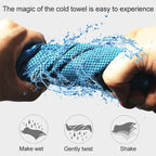 Absorbent Polyester Quick-drying Breathable Cold-skinned Fitness Sports Portable Towel