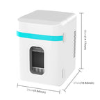 10L Mini Refrigerator Car Home Dual-use Small Dormitory Refrigerator, CN Plug
