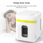 10L Mini Refrigerator Car Home Dual-use Small Dormitory Refrigerator, CN Plug