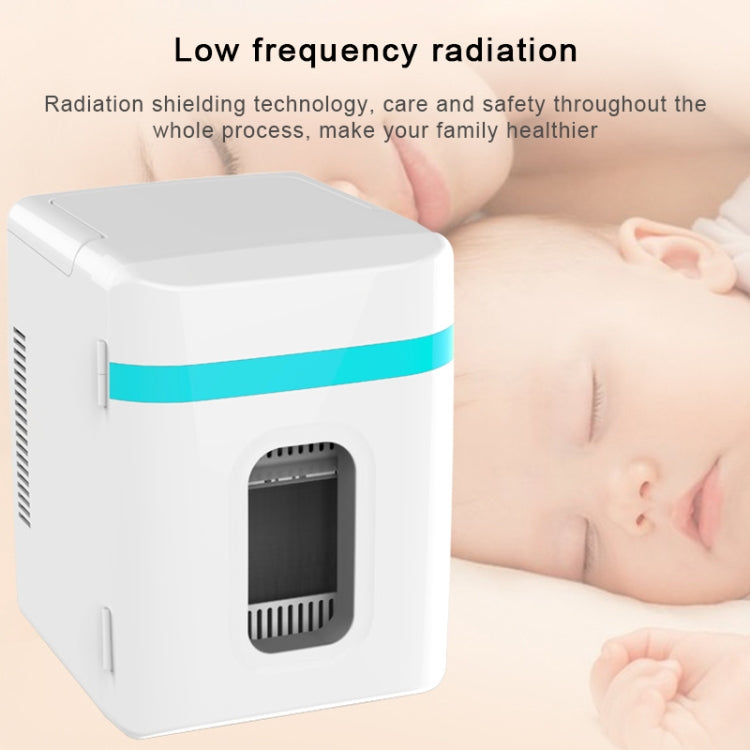 10L Mini Refrigerator Car Home Dual-use Small Dormitory Refrigerator, CN Plug